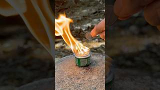 How to Make an Efficient Alcohol Stove with Stable Flame outdoors survival bushcraft camping [upl. by Trofmoc]