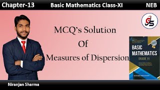 MCQs Solution of Measures of Dispersion  Class 11  NEB  Get Solution  Niranjan Sharma [upl. by Jary804]