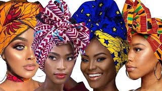 Latest Ankara Head Wrap Styles  How to Tie African Headties amp Scarfs [upl. by Mattah]