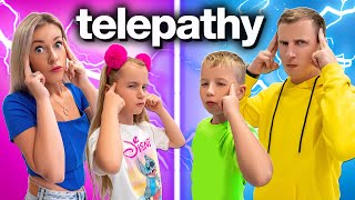 Telepathy Challenge  Gaby and Alex Family [upl. by Ifill]