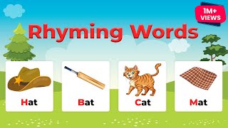 Rhyming Words for Kids  What are Rhyming Words  Kindergarten [upl. by Bradley]