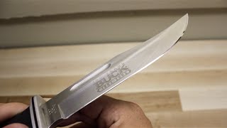 How to Sharpen a Buck Knife  Tips amp Tricks [upl. by Camus]