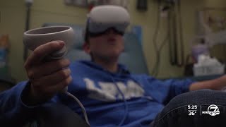 Childrens Hospital Colorado using virtual reality to make procedures easier for patients [upl. by Nabru167]