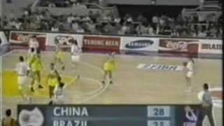 1o Tempo  Parte 3 Brasil x China  Final do Campeonato Mundial de Basquete Feminino 1994 [upl. by Enelad]