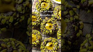 HOMECAFE SERIES  RAW CHOCOLATE PISTACHIO COOKIES  Vegan Cookies shorts veganrecipes nobake raw [upl. by Yllil945]