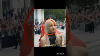 BTS V And Lisa 🔥❤️‍🔥 Together at Celine fashion show Did you Notice🧐blackpinklisa btsv [upl. by Aremus746]