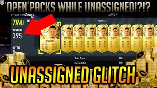 NEW FIFA UNASSIGNED GLITCH OPEN PACKS WHILE UNASSIGNED [upl. by Nimrak]