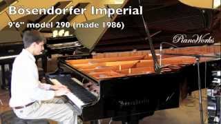 PianoWorks demo of Bösendorfer Imperial made 1986 [upl. by Goldfinch636]