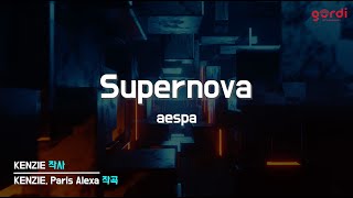 Gordi  반주영상 Supernova  aespa  멜로디 제거  Music by Clef amp Nabul Band [upl. by Aneleairam324]