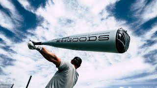 The 2024 DeMarini The Goods One Piece BBCOR Baseball Bat [upl. by Enelez427]