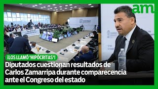 Fiscal Carlos Zamarripa llama hipócritas a sus críticos durante su comparecencia ante el Congreso [upl. by Nela]