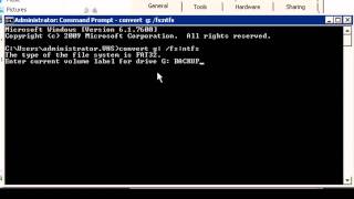 How to convert a FAT32 volume to an NTFS file system [upl. by Ellenuahs]