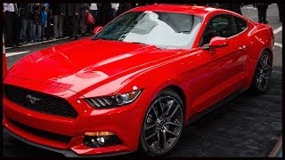 Would You Drive A 4 Cylinder MustangFords EcoBoost 2015 Model [upl. by Tebazile]