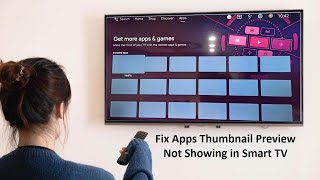 How to Fix App Thumbnail Preview Not Showing in Smart TV [upl. by Nawotna533]