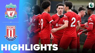 Liverpool vs Stoke City  Highlights  U18 Premier League 13012024 [upl. by Tallbot496]