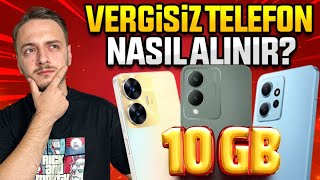 Vergisiz telefon nasıl alınır Gençlik ve Spor Bakanlığı vergisiz telefon başvurusu [upl. by Aerua912]