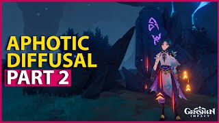 Aphotic Diffusal Part 2 Three Light Realm Chisels Quest Northeast Tower Of The Void Genshin Impact [upl. by Llehsyt866]