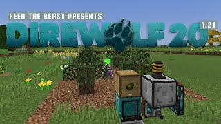 Oak amp Avocado Tree Automation  Direwolf20 121 Ep 22 [upl. by Atnaloj]