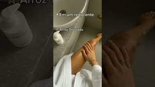 Como fazer esfoliante caseiro para o corpo aesthetic glowup spaday dicas [upl. by Eiznikam]