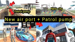 New airport  Petrol pump in Indian Bikes Driving 3d 🔥 New Gta V mod  Lamborghini Urus Cheat Code [upl. by Moya80]