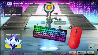 Apex pro TKL Fortnite🤩Keyboard Sounds ASMR 240 FPS Smooth 4K⭐piece control 1v1⌨️4 [upl. by Hcnarb313]