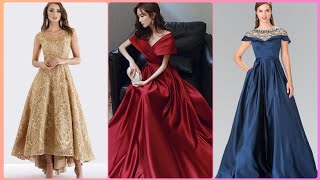 Stunning Cap Sleeves Gowns for Girls  A Fashion Guide [upl. by Terrijo]