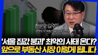 서울 집값 붕괴 최악의 사태 온다 앞으로 부동산 시장 이렇게 됩니다 한문도 교수 1부 [upl. by Hewet]