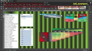 Tomorrows Football Match Predictions  76 Games Analyzed with Excel Betting Aid [upl. by Iaj]