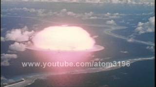 HD 1946 atomic bomb test operation crossroads Able shot in color [upl. by Nwahsek961]