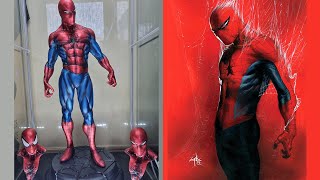 DellOtto SpiderMan 14 Scale Statue Unboxing amp First Impressions 4K [upl. by Odrareve]