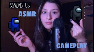 ASMR Among Us Gameplay 🤫 Whispering amp Mouth Sounds [upl. by Suiluj]