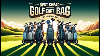 Best Cheap Golf Cart Bag 2024  Top 5 Budget Bags [upl. by Troxell325]