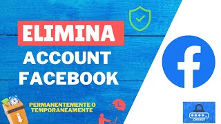 Come eliminare laccount Facebook 2023  Elimina definitivamente laccount Facebook [upl. by Lani]