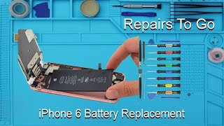 iPhone 6s Battery Replacement [upl. by Aiasi]