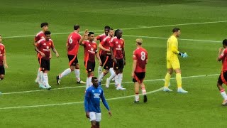 Manchester United 20 Rangers  Pre Season Friendly  Murrayfield  Zaydens Mini Match Vlog [upl. by Junna]