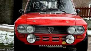 LANCIA FULVIA COUPE 1600 HF GROUP 4 FIA RALLY CAR 1972 [upl. by Selrahcnhoj154]