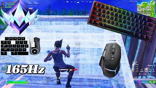 Razer Huntsman Mini ASMR 😴 Fortnite OG Ranked Reload 🏆 165HZ Satisfying Keyboard Sounds 4k [upl. by Nesyla523]