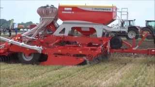 New Holland T8360 amp Pottinger Terrasem C6 Demoagro [upl. by Reedy]