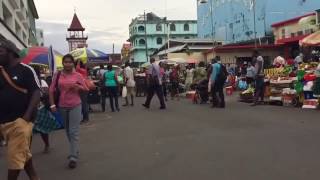 Stabroek Market and Georgetown Guyana [upl. by Ecnarwal]