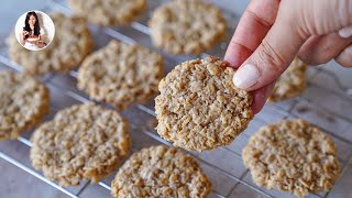 Galletas de Avena Sin Azúcar con 2 Ingredientes  Sin Huevos Sin Lácteos  Auxy [upl. by Victoria]