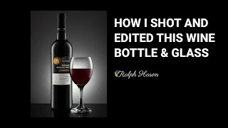 Wine bottle shoot and edit [upl. by Akenor]