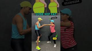 Hips fat workout fatloss fitnessmotivation [upl. by Atirahs]