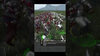 Medieval II Total War 1vs1 Dismounted Imperial Knights vs Venetian Heavy Infantry [upl. by Aleakcim]