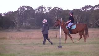 Isabel Myers Horse Riding Lesson [upl. by Lossa554]