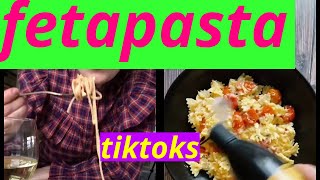 VIRAL baked feta pasta recipe meme 🍝 SuperBest TikTok feta pasta Compilation [upl. by Sydalg]