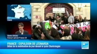 France  Les lycéens mobilisés pour Léonarda et Khatchick [upl. by Chor]