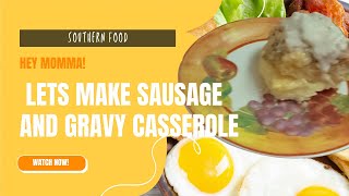 Hey Momma I made your sausage and biscuit casserole [upl. by Anoid]