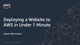 Deploying a Website to AWS in Under 1 Minute [upl. by Tine]