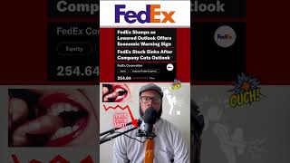 FedEx Earnings Are A Bad Economic Omen shorts economy recession finance inflation stocks [upl. by Notlim]