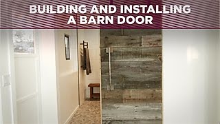 How To Build and Install a Barn Door  DIY Network [upl. by Lamahj]